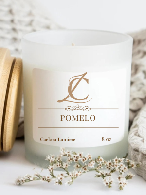 caelora lumiere – hand poured premium soy candle with gift box