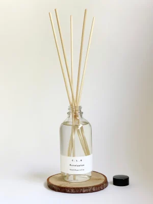 handmade eucalyptus reed diffuser