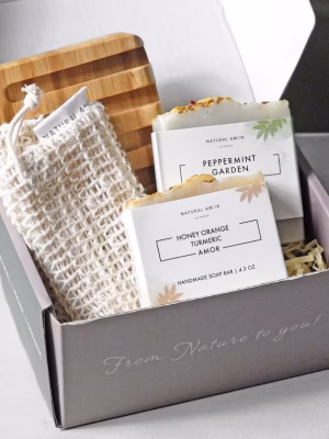 natural handmade soap gift box